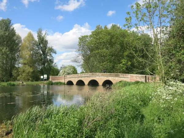 Five Arches bridge over the River Cray at Foots Cray Meadows